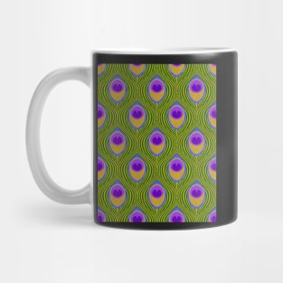 Peacock Mustard Mug